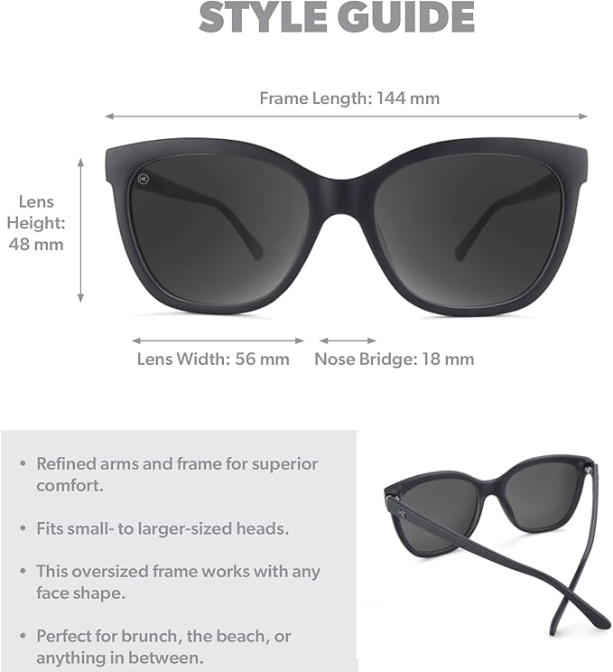 Knockaround Deja Views Polarized Sunglasses for Women - Impact Resistant Lenses & Full UV400 Protection