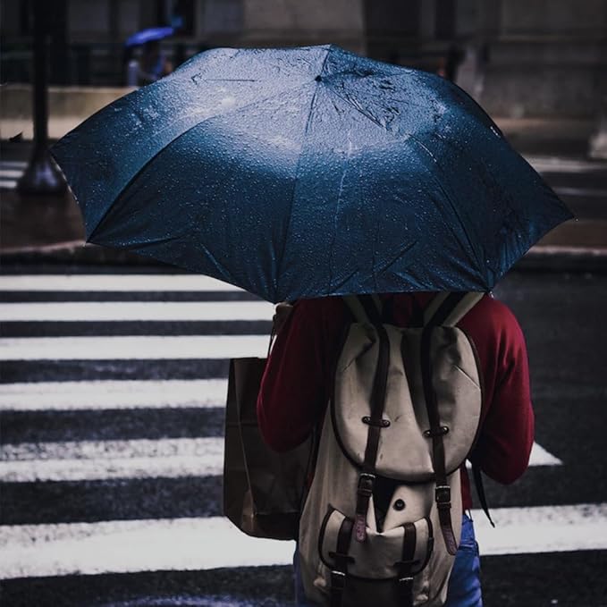 Automatic Umbrella Windproof Lightweight Strong Compact UV Protection Rain Travel Umbrellas Collapsible Backpack Umbrella Suit For Adult