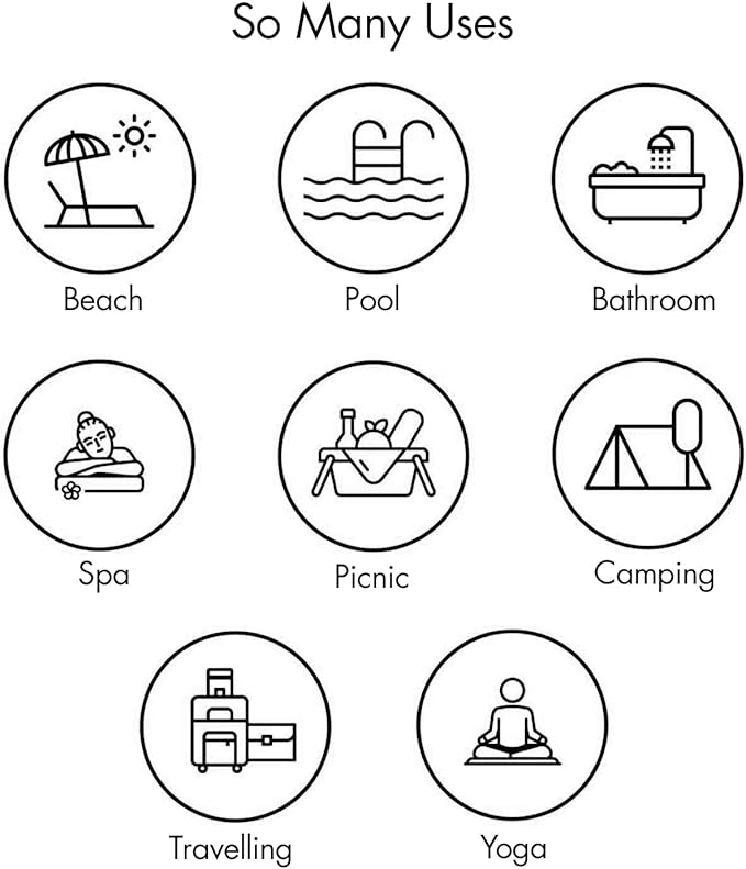 Refinery No. 1 Turkish Beach Towel, Nomad Weave, Oversized Quick Dry Lightweight, Sand Free, Pool and Swim Towel (Purple)