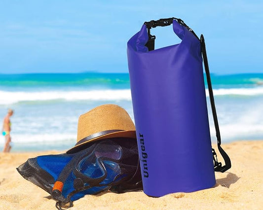 Unigear Dry Bag Waterproof, 2L/5L/10L/20L/30L/40L Floating and Lightweight Bags for Kayaking, Boating, Fishing, Swimming and Camping with Waterproof Phone Case