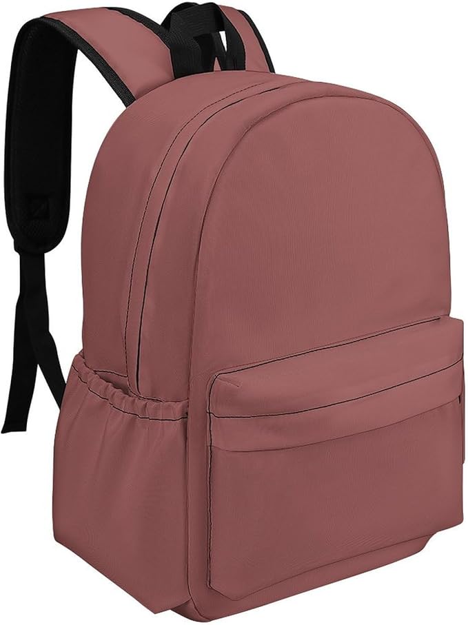 Marsala Backpack Adult Travel Daybag for Women Men College Backpack for Vacation Hiking Camping Bag