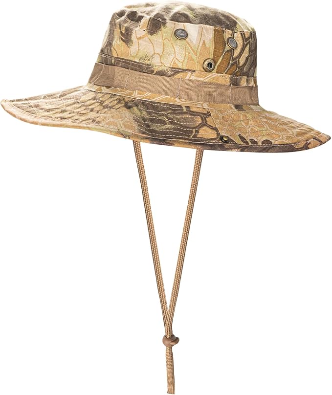 Sun Hats for Men Women Boonie Hat UPF 50+ Bucket Hat Wide Brim UV Protection Fishing Hiking Safari Outdoor Hats