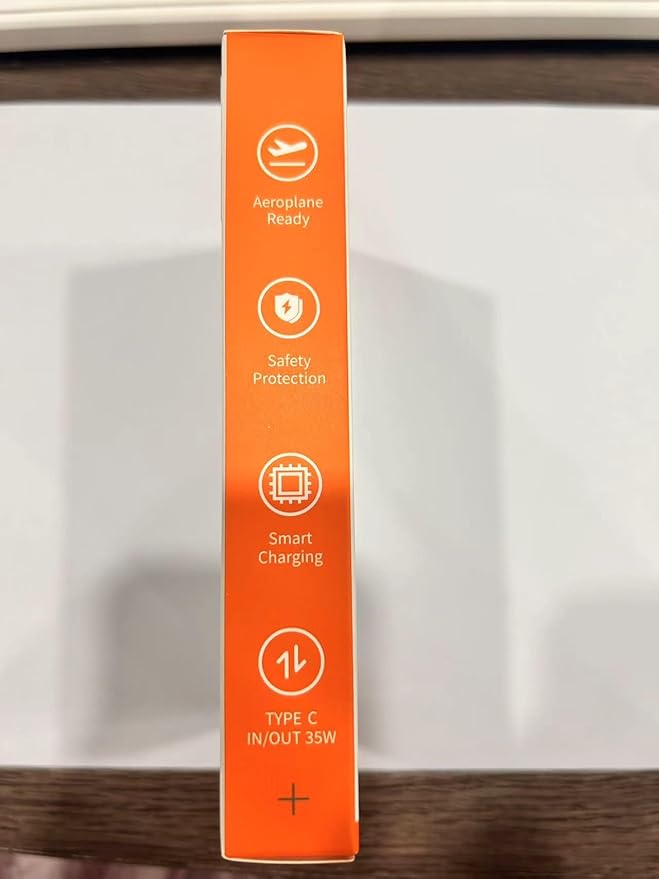 Power Bank Fast Charging 10000mAh 35W Portable Charger Small Battery Pack with PD 3.0 & QC 4.0 Type-C USB-A Input Output Lightweight Phone Charger Compatible for iPhone Samsung iPad