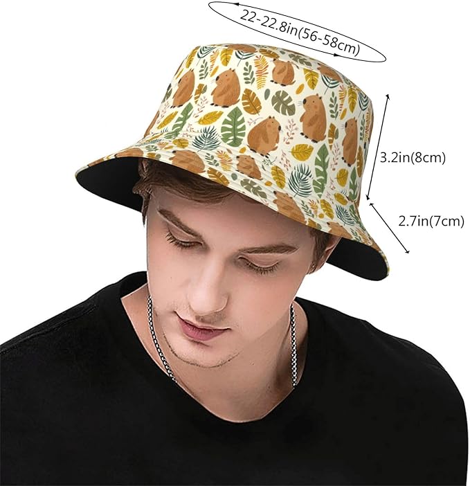 Yummy Hamburger Fisherman Hat Summer Foldable UV Protection Sun Hat