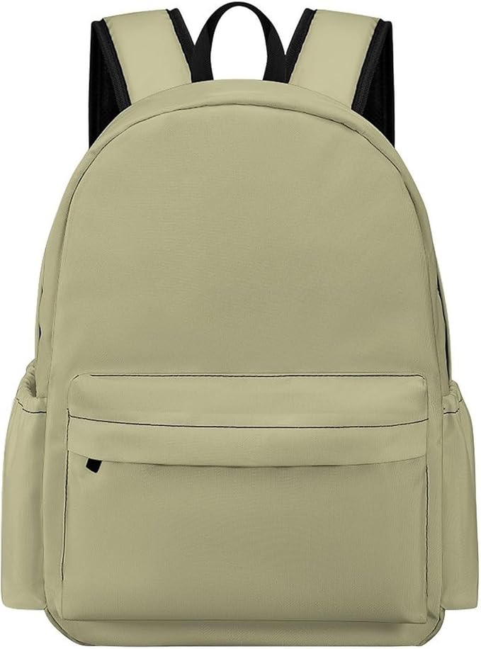 Sage Green Backpack Adult Travel Daybag for Women Men College Backpack for Vacation Hiking Camping Bag