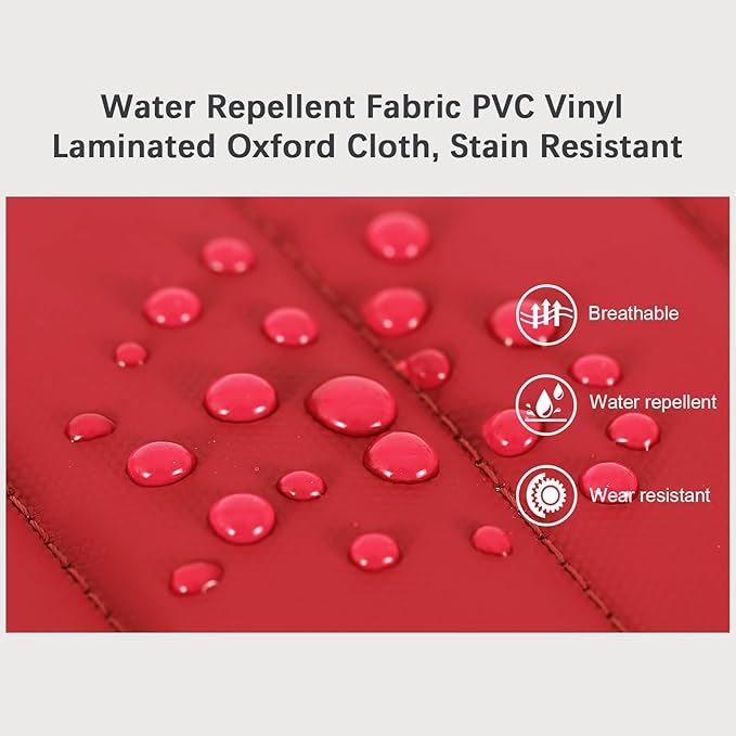 Rolling Duffle Bag with Wheels,86L 30”Folding Duffle Backpack with 2 Wheels,Travel Bag with Separate Shoe Compartment,Red