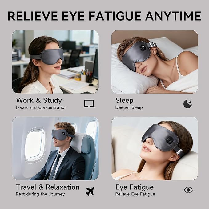 Eye Mask Cool Heat Eye Heated Eye Mask Intelligent Dual Modes, A New Eye ExperienceBirthday Gifts for Women Men