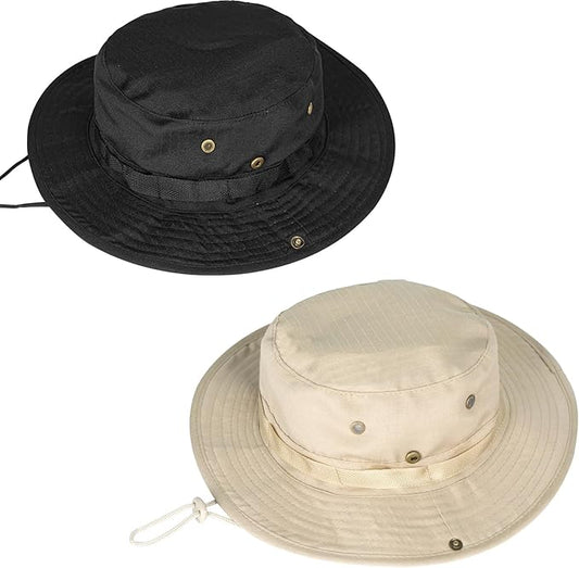 Sun Hats for Men Women Boonie Hat UPF 50+ Bucket Hat Wide Brim UV Protection Fishing Hiking Safari Outdoor Hats