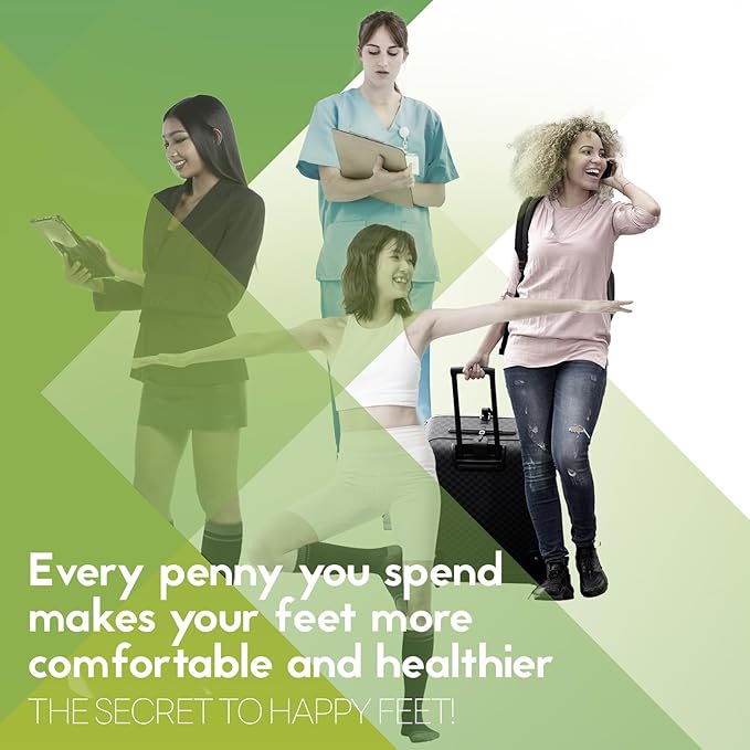 SONORAN Bamboo Viscose Compression Socks for Women & Men (3 Pairs) 15-20 mmHg Knee High Support for Nurses, Travel, Pregnant