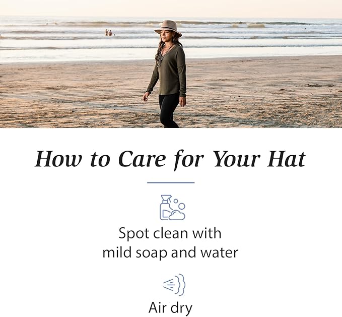 Wallaroo Hat Company Women’s Petite Aspen Fedora – UPF 50+, UV Sun Protection Hat, Packable Design, Adjustable, Small Size