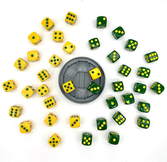 Big Discoveries Trash Dice - Fast-Paced Family Dice Game | Exciting 2-Player Board and Dice Game with Trash Can and Dice Set | for Travel, Party, and Games Night