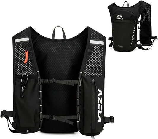 YAPJEB Lightweight Hydration Pack Backpack Vest, Optional 1.5L 2L BPA Free Water Bladder - Leakproof Breathable for Men Women Running Hiking Cycling Marathon