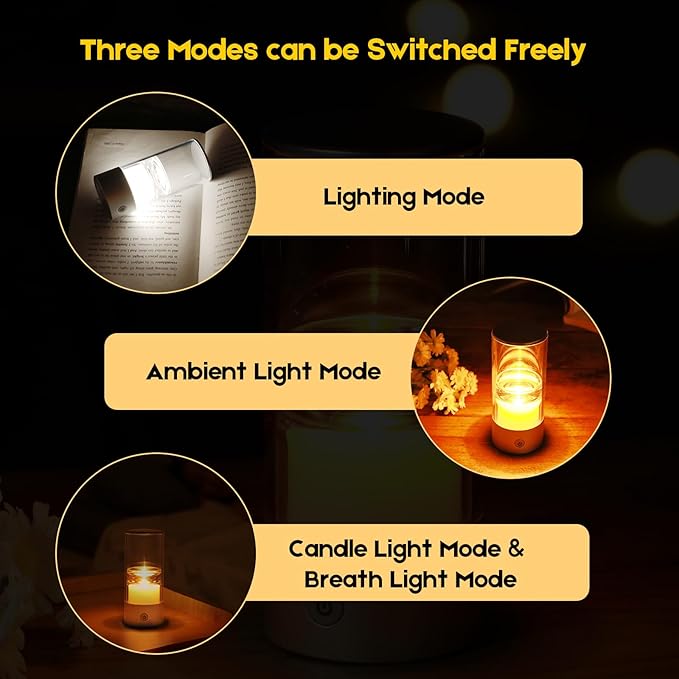 Small Camping Lights,Rechargeable Camping Light,Color Temperature Adjustment Mini Camping Lantern,Portable Camping Lamp with SOS Mode (Silver)