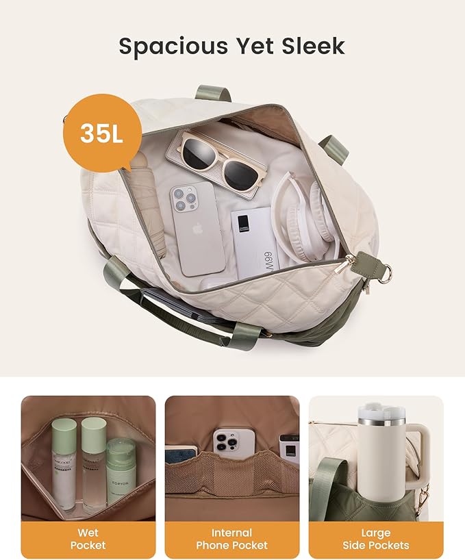 LOVEVOOK Weekender Bags for Women with Shoe Compartment, Lightweight Travel Duffle Bag with Wet Pocket, Hospital Overnight Bags for Women Labor Delivery, Personal Item Carry On Bag for Gym, Sport
