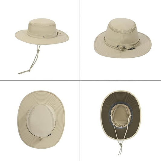 Cimarron Wide Brim Safari Sun Hat for Women & Men – UPF 50+ Outdoor Fishing Hat | Hiking, Running Travel Sun Protection Hat