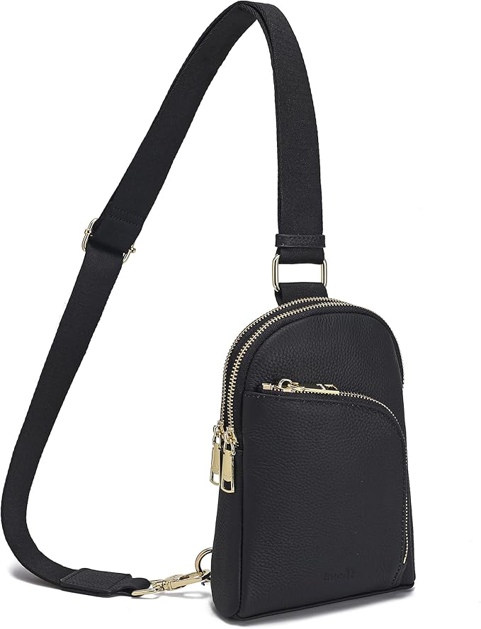 INICAT RFID Blocking Sling Bag Anti Theft Crossbody Bags Women Valentine's Day Gifts Travel Purses Vegan Leather