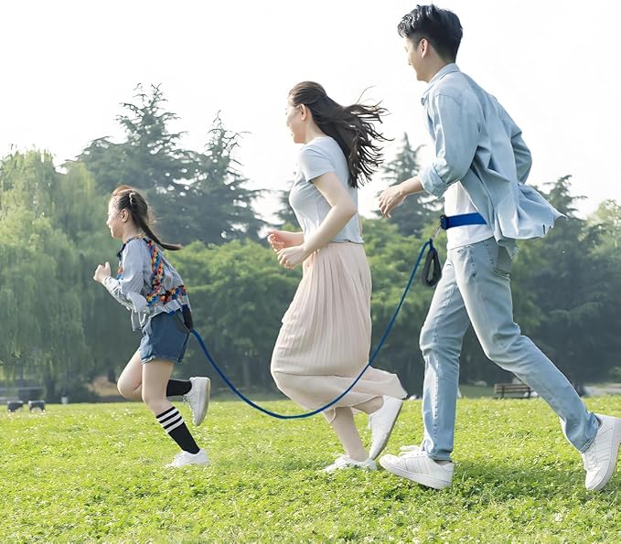 Safety Harness Leash for Special Needs Child Aged 3-10 Years,Walking Harness for Older Children with Grip Handle,Adjustable Tether with Autism Awareness Color Matching Straps for Special Needs