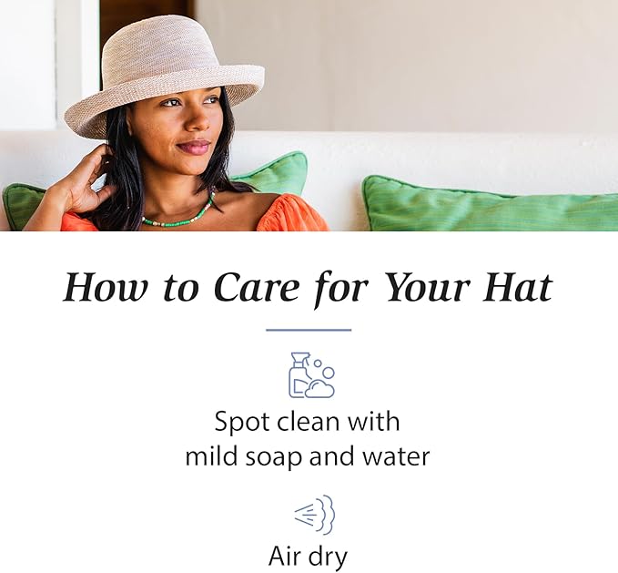 Wallaroo Women’s Victoria Sun Hat – Packable Design | Petite or Medium | Parties, Beach and Outdoor Events