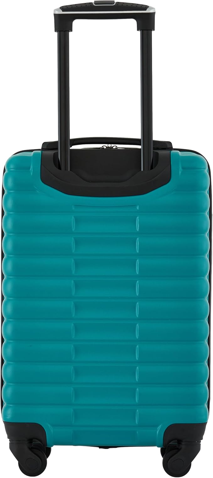 Travelers Club 22-Inch Gilroy Rolling Hardside Carry-On Luggage, Teal Blue