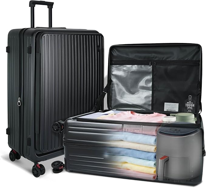Azalitch large suitcases with wheels, 28 inch luggage with spinner wheels, Checked Luggage with Spinner wheels, Hard Shell Top-open Design Expandable Large Luggage