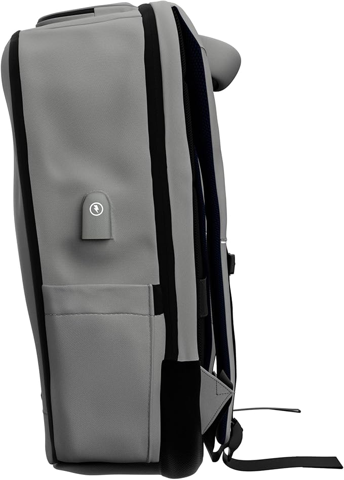 Zion Cases Slab Case Backpack with Slab Case 2GO Graded Card Case; Fits PSA, BGS, HGA, SGC, and CSG Graded Card Slabs; Ideal Travel Storage Solution; (Gray)