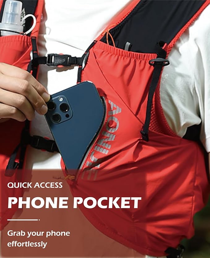 TRIWONDER Hydration Vest 2.5L Ultra Trail Running Backpack Hydration Pack Marathon Vest Lightweight Outdoor Hiking Cycling Daypack