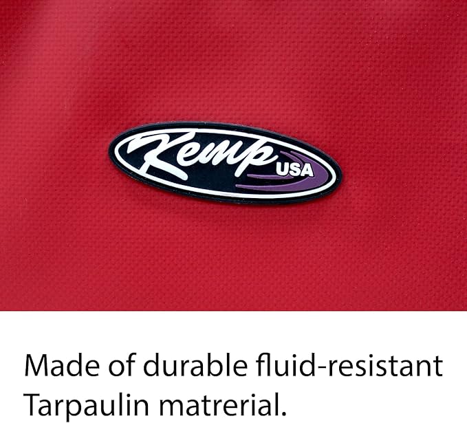 Kemp USA Fluid-Resistant Tarpaulin Responder Bag With Medication Pouches