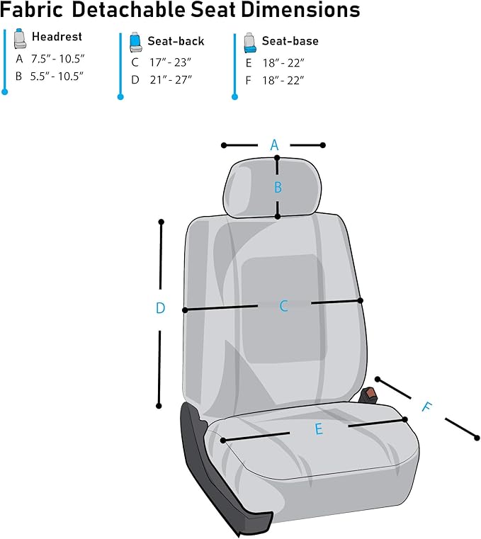 FH Group Automotive Car Seat Covers Front Set Premium 3D Air Mesh Front Seat Covers, Airbag Compatible Universal Fit Interior Accessories for Cars Trucks and SUVs - Beige