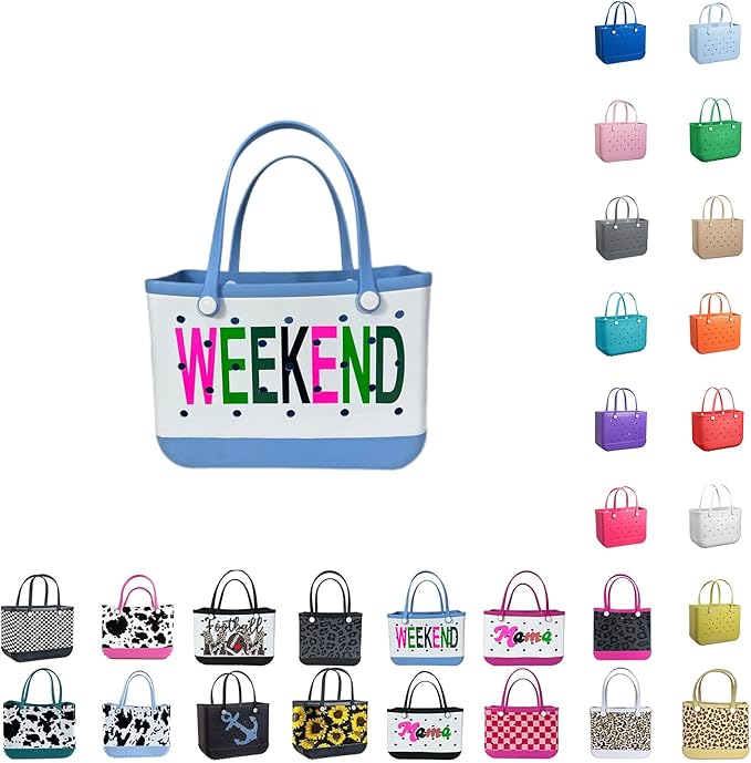 EVA Waterproof Washable Tote Bag for Beach, Pool, Boat, Sports