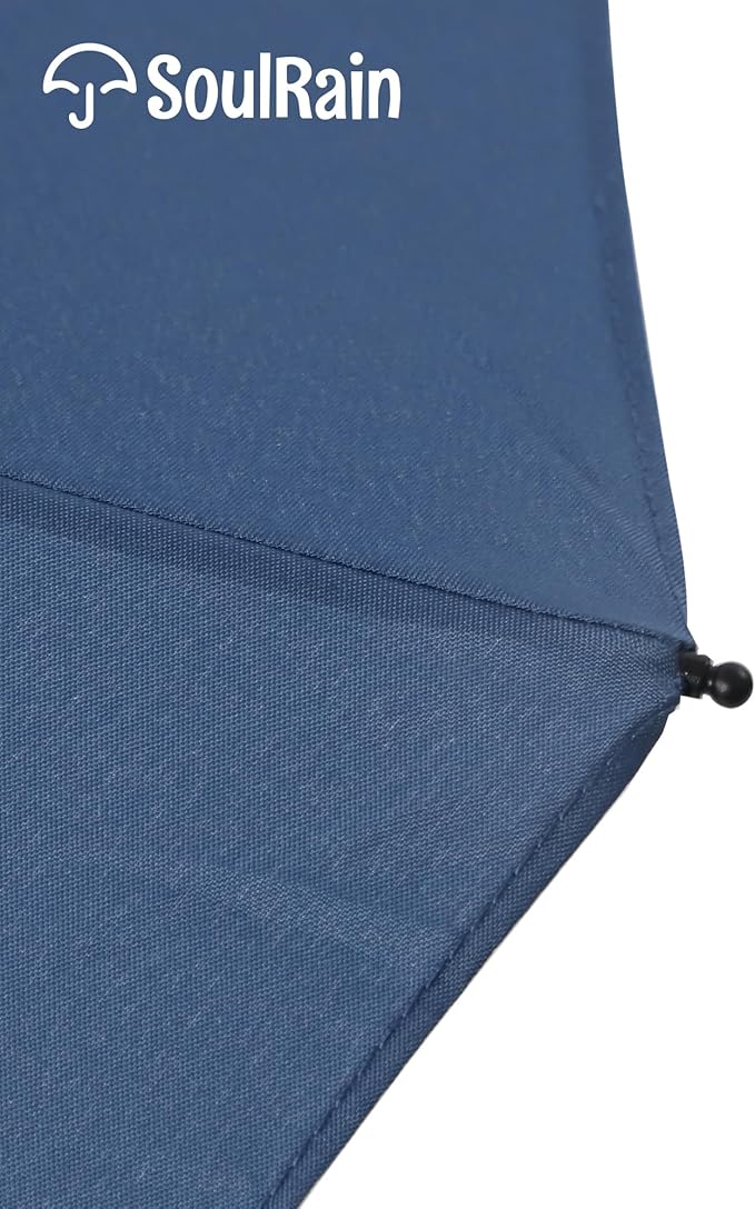 SoulRain Travel Umbrella - Compact Umbrella for Rain - Perfect Large Auto Folding Umbrella - Ideal Car umbrella, Small umbrella, and Travel Companion