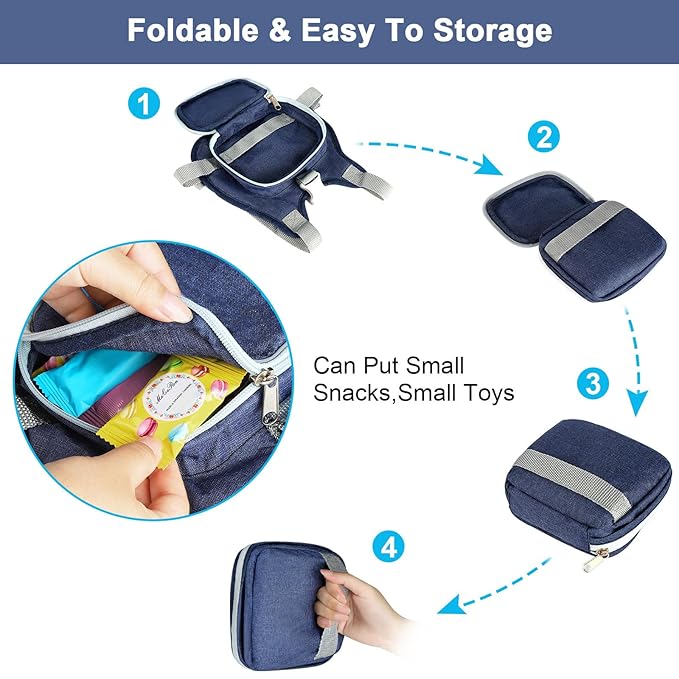 Accmor Toddler Harness Leash + Reflective Anti Lost Wrist Link, Cute Car Kids Harness with Leash, Child Walking Restraint Belt Collapsible Hand Strap Tether Hold Baby Boys Close for Outdoor Travel