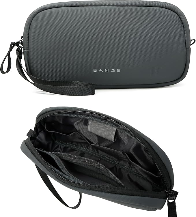 BANGE Tech Organizer Travel Case,Tech Accessories Pouch Carry Storage Bag for Charger, Cord, Hard Drive, Phone, Power Bank, Travel Essentials