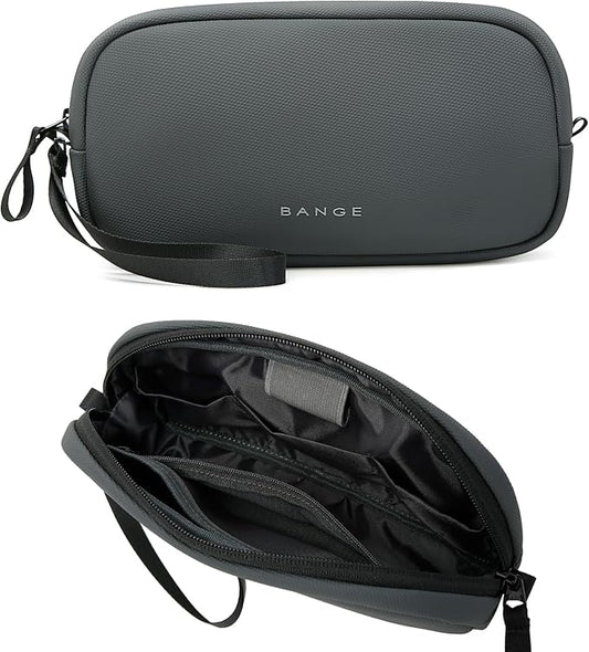 BANGE Tech Organizer Travel Case,Tech Accessories Pouch Carry Storage Bag for Charger, Cord, Hard Drive, Phone, Power Bank, Travel Essentials