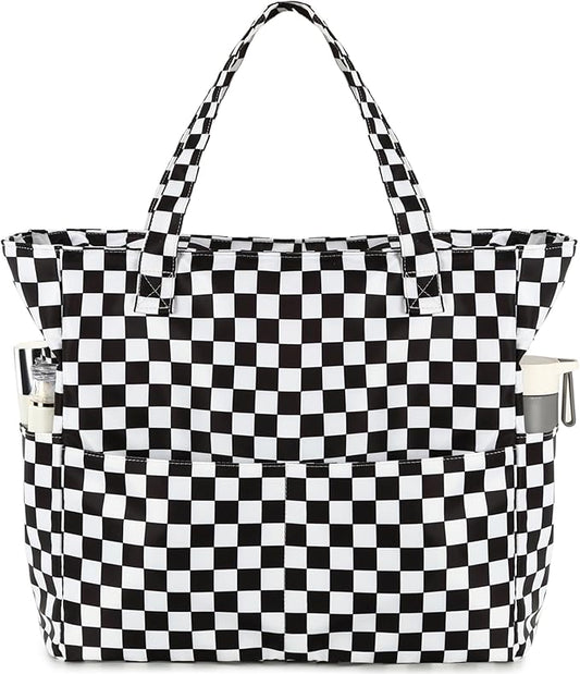 Bluboon Waterproof Beach Tote Pool Bags for Women Ladies Extra Large Carry On Bag With Wet Compartment for Weekender Travel