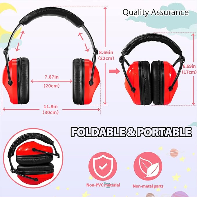 ZOHAN 030 Kids Noise Cancelling Headphones for Autism Kids Ear Protection