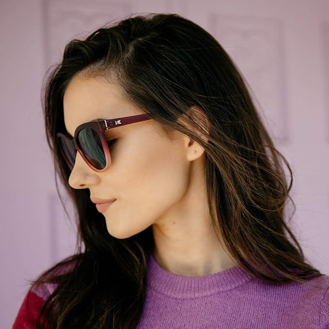 Knockaround Deja Views Polarized Sunglasses for Women - Impact Resistant Lenses & Full UV400 Protection