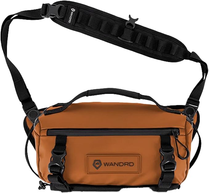 WANDRD ROGUE V1 6L Sling: Compact Camera Sling and Crossbody Bag with Fast Access, 3-Way Carry– Lightweight Everyday Bag Great for Travel, Photography, and Daily Use (Sedona Orange)