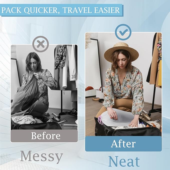 18 Pack Shoe Bags for Travel, 15.7" x 11.8" Clear Travel Shoe Bags for Packing with Colorful Drawstring, Large Waterproof Portable Travel Shoe Storage Bag Travel Essentials Women for and Men