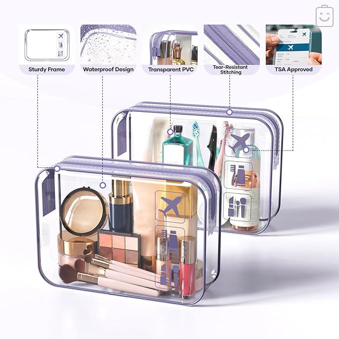 Veken 11 Set Compression Packing Cubes for Travel Essentials,Compressible Expandable Large Luggage Suitcase Organizer Bags for Clothing,Durable Space Saver Storage Bags with Toiletry Bags(Purple Gray)