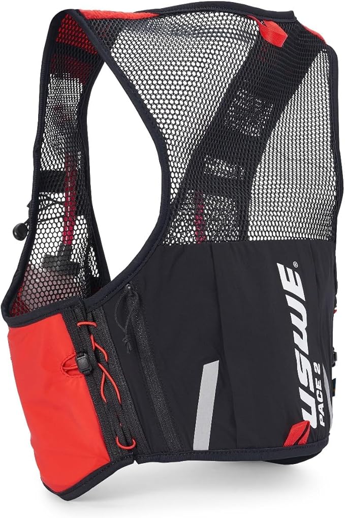 USWE Pace - Running Vest Hydration Pack with 2 x 500ml UltraFlask, Backpack for Men and Women