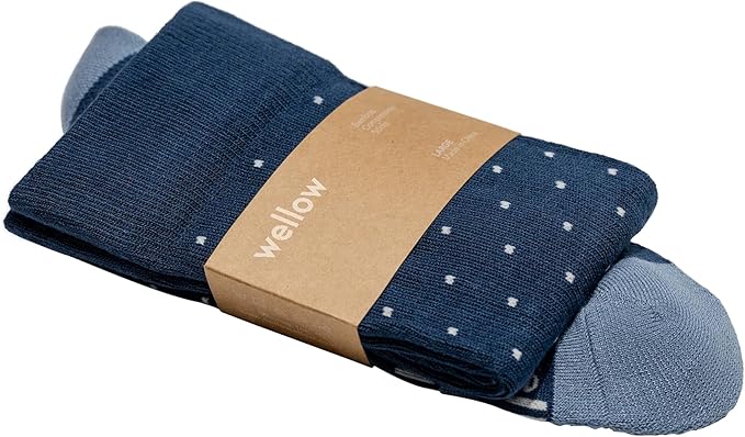 Wellow Premium Socks (Compression Socks - Regular) for Men & Women, Made with Viscose from Bamboo, Knee High, 18-25 mmHg