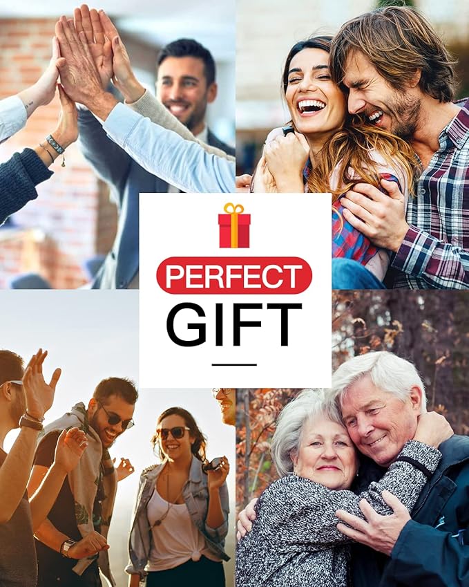 YESIIW Credit Card Holder Wallet for Men RFID Blocking Slim Minimalist Metal Wallet with Money Pocket Contactless Card Protector