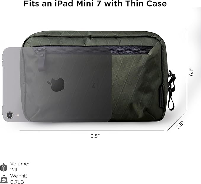 ALPAKA Elements Tech Case - Travel Organizer Pouch for Electronics, Cables, EDC with Weatherproof Fabrics, YKK Zippers