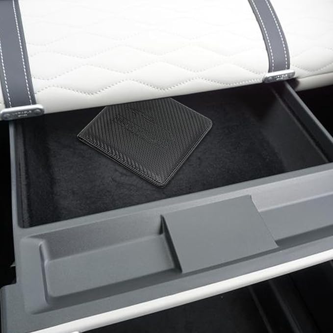 Car Registration and Insurance Holder with Magnetic Shut, Vehicle License Document Glove Box Compartment Organizer - For Documents, License, Cards