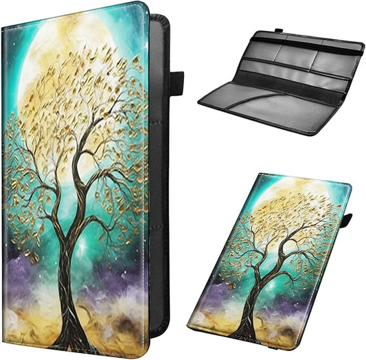 Car Registration and Insurance Holder, Leather Car Glove Box Organizer, Cool Car Accessories for ID, Driver's License Cards & Essential Document,business cards,Men&Women,for Women Girls