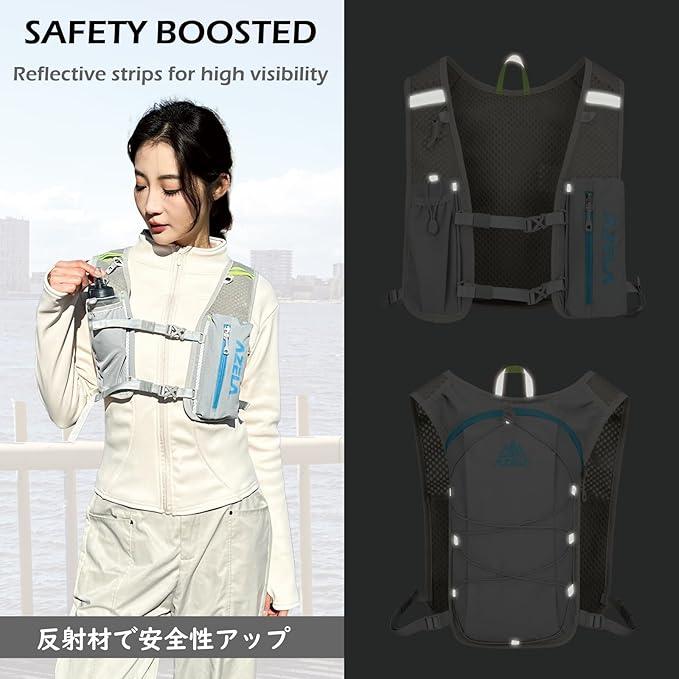 TRIWONDER Hydration Running Vest Lightweight Water Backpack Pack for Men Women Hydration Water Pack for Cycling, Running, Hiking, Biking