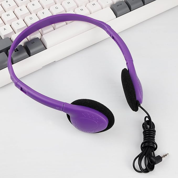 Classroom Kids Headphones Bulk 30 Pack for School Students Children Teen Boys Girls, Wholesale Bulk Headphones for Classroom Earphones (10 Mix Color)