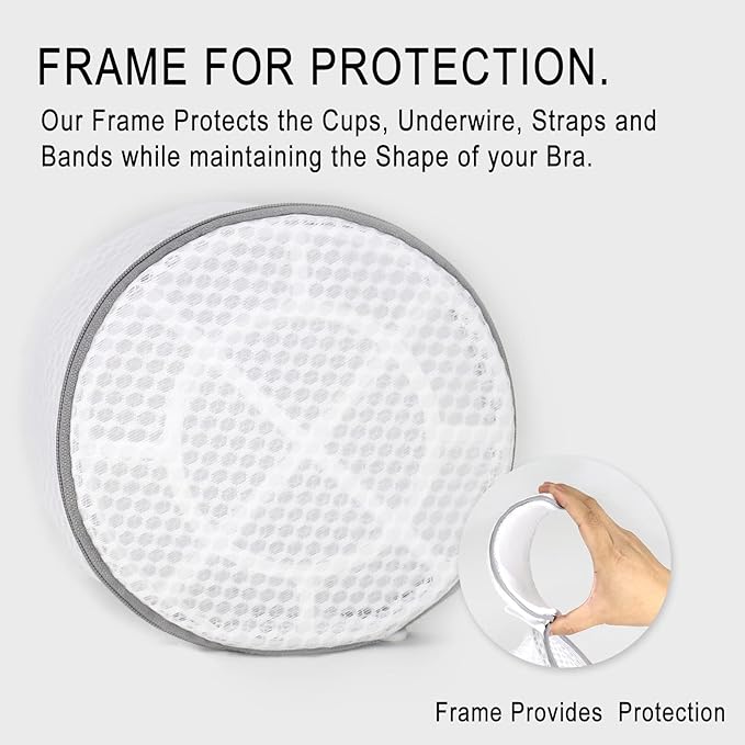 Muchfun 2Pcs Shoes Washing Machine Bag, Honeycomb Mesh Laundry Bags for Sneaker Cleaning 8 x 8 x 15 Inches