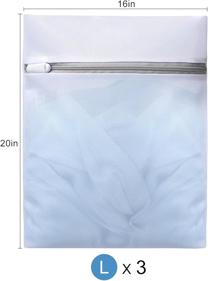 BAGAIL Laundry Bags Mesh Wash Bag for Intimates Lingerie and Delicates (3L)