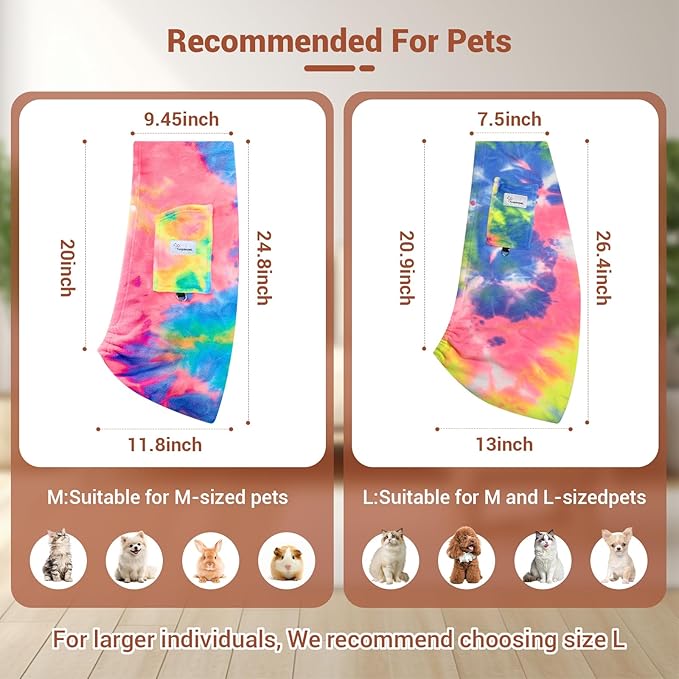 Dog Carrier Sling,Indoor Comfort Adjustable Cat Sling Carrier,with Front Pocket and Seat Belt Dog Carriers for Small Dogs Machine Washable,Suitable for Family Outdoor Use (Large, Fruits)